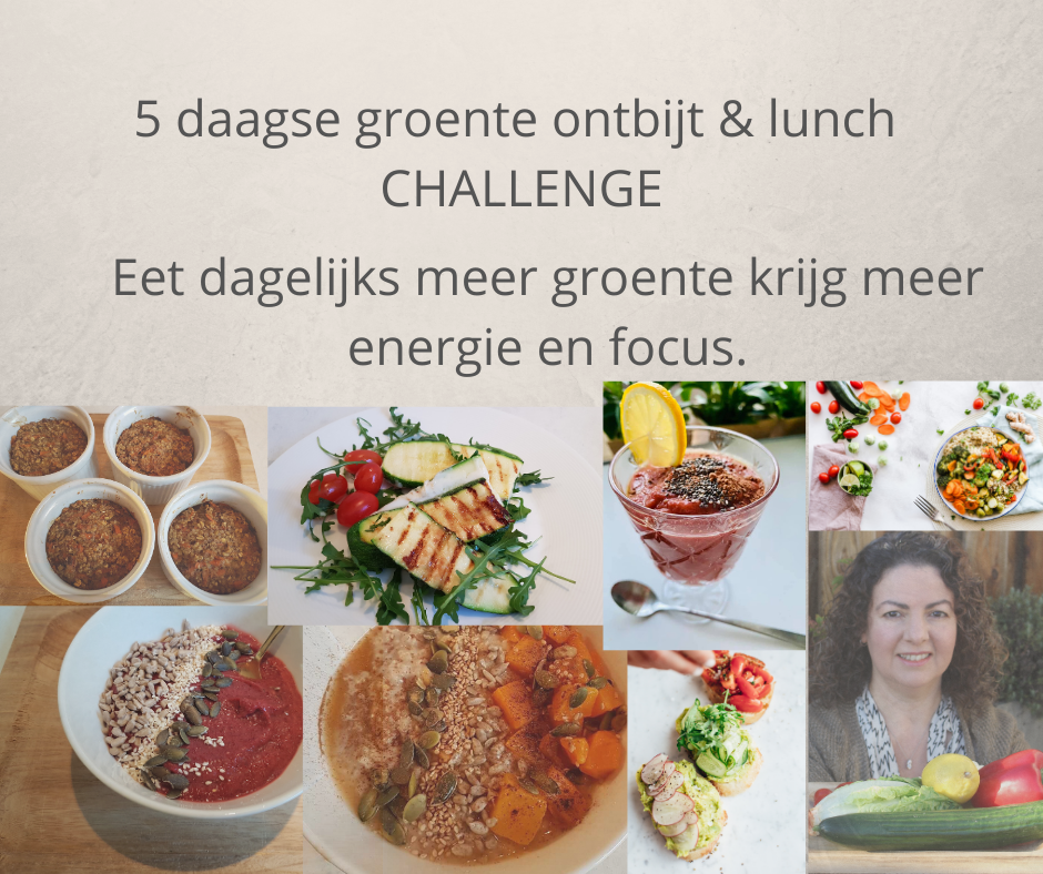 Groente ontbijt & lunch CHALLENGE